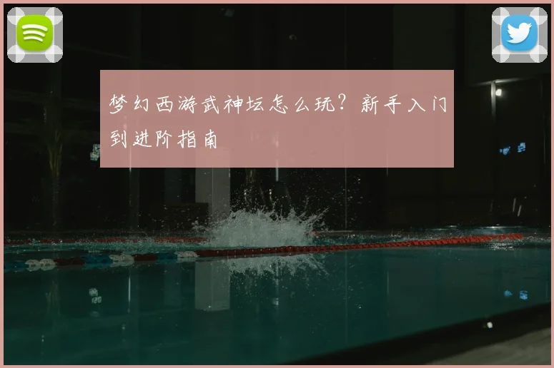梦幻西游武神坛怎么玩?新手入门到进阶指南