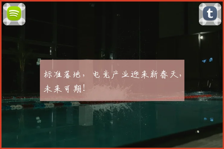标准落地，电竞产业迎来新春天，未来可期！